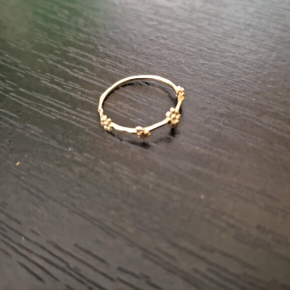 Catbird Flower Garland Ring sz 5 - Picture 3 of 5